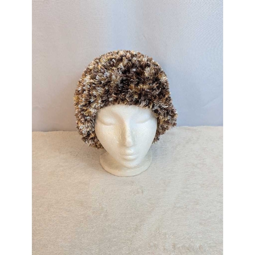 Fownes Shaggy Faux Fur‎ Beanie Hat Cozy Winter Warm One Size Fits All